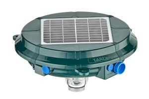 جهاز TAREX TP-1500 لطرد الشامات والعقارب والثعابين والفئران بالطاقة الشمسية. محرك بالموجات فوق الصوتية واهتزاز تيار مستمر.