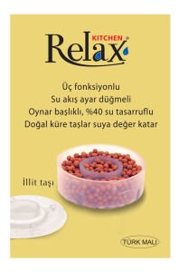 RK-40 Relax Kitchen Musluk Başlığı | Akıllı Tasarruflu Arıtmalı Musluk Başlığı (304 Çelik)